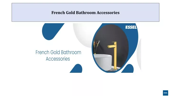 french gold bathroom accessories