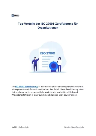 Top-Vorteile der ISO 27001-Zertifizierung für Organisationen