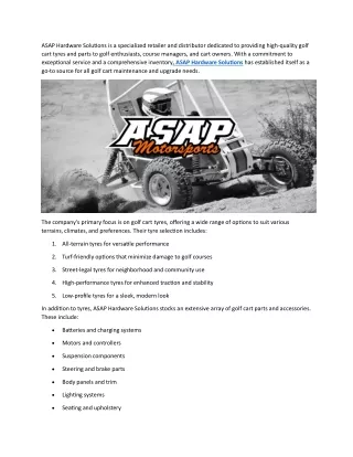 asap hardware solutions is a specialized retailer