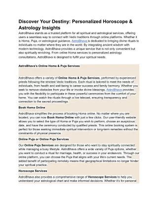 discover your destiny personalized horoscope