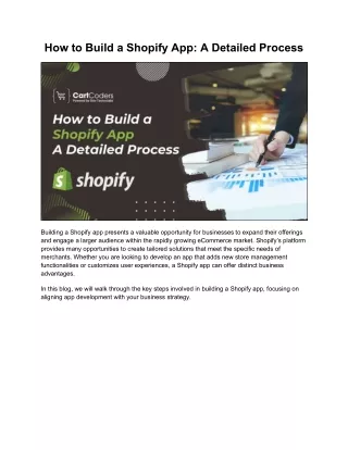 Your Ultimate Guide to Building and Launching a Shopify App