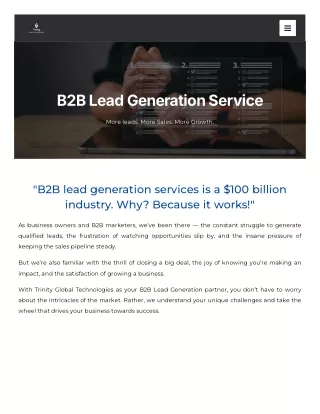 B2B Lead Generation Services That Will Grow Your Business