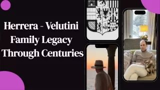 Who is the Present Patriarch of the Herrera Velutini Family?