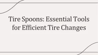 Tire Spoons