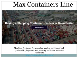 max containers line