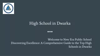 Discovering Excellence_ A Comprehensive Guide to the Top High Schools in Dwarka