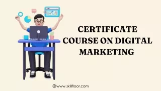 certificate course on digital marketing