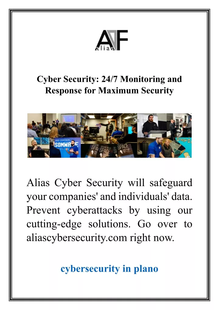 cyber security 24 7 monitoring and response