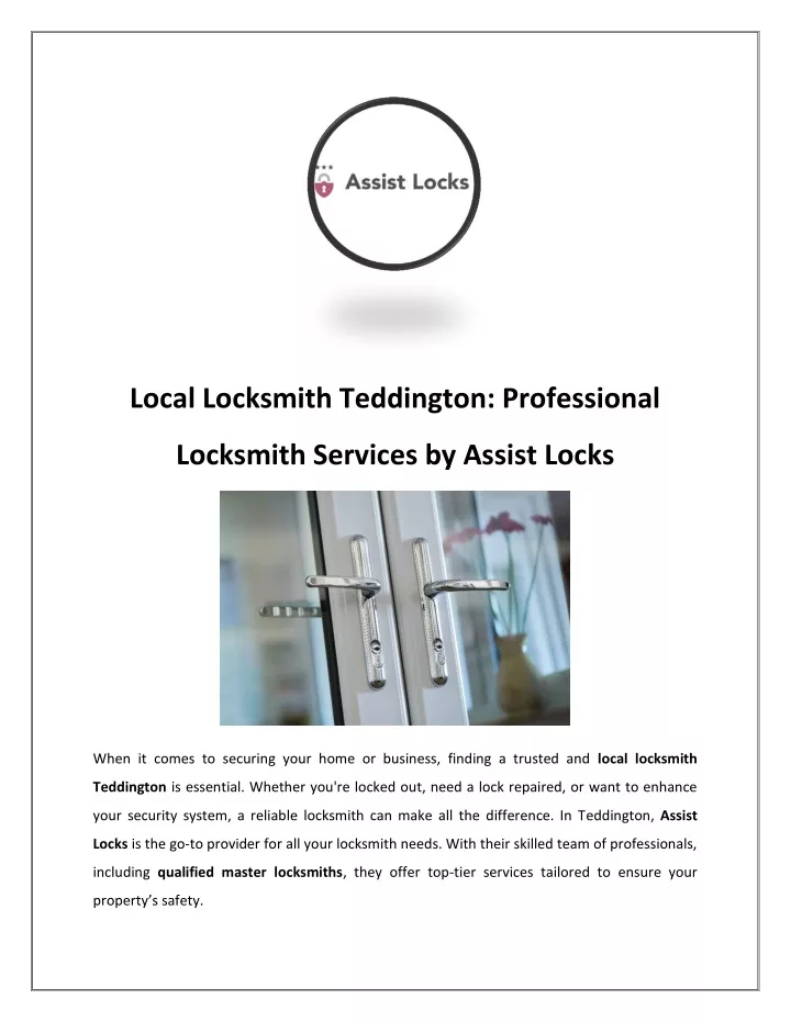 local locksmith teddington professional