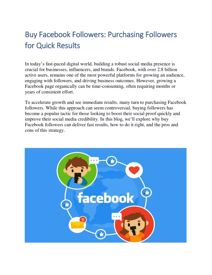 buy facebook followers purchasing followers