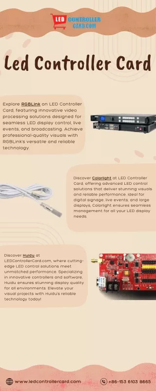 Led Controller Card