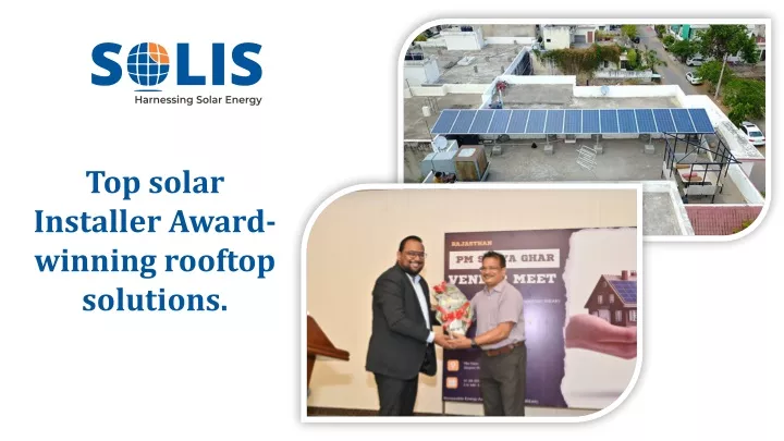 top solar installer award winning rooftop