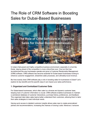 _CRM Software Dubai