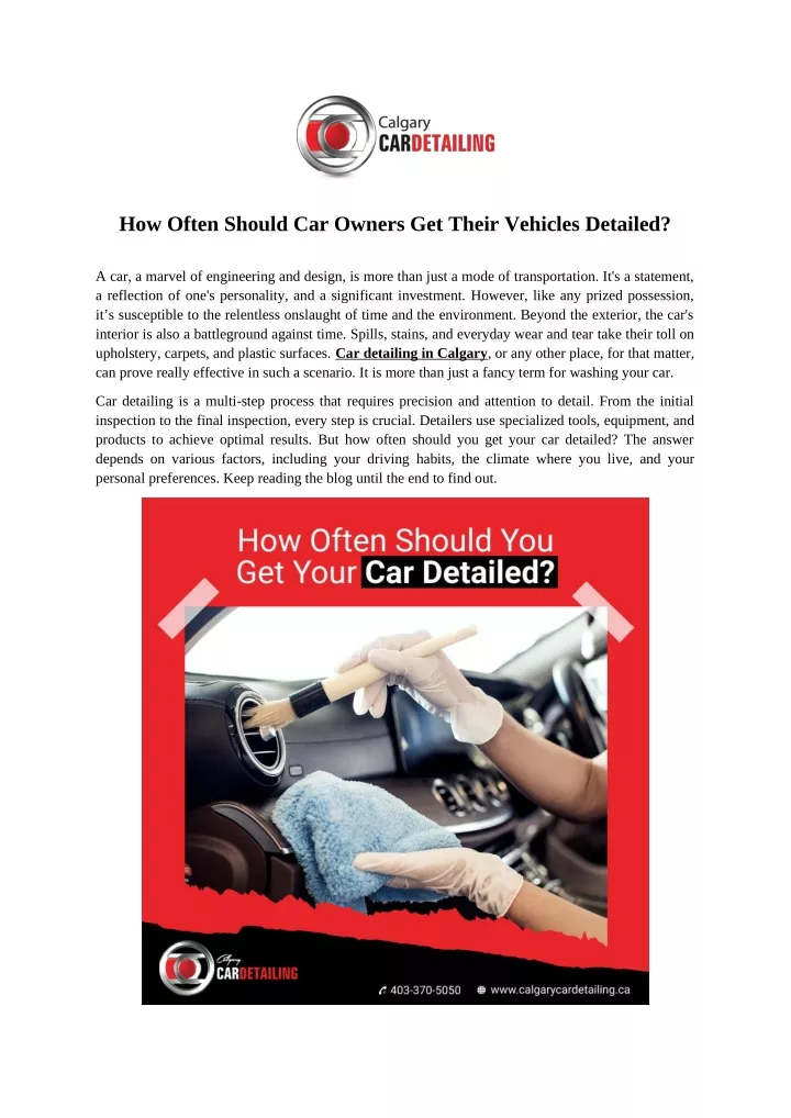 how often should car owners get their vehicles