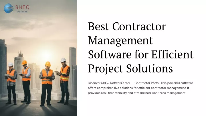 best contractor management software for efficient