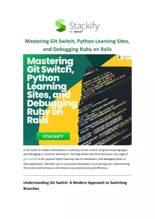 mastering git switch python learning sites