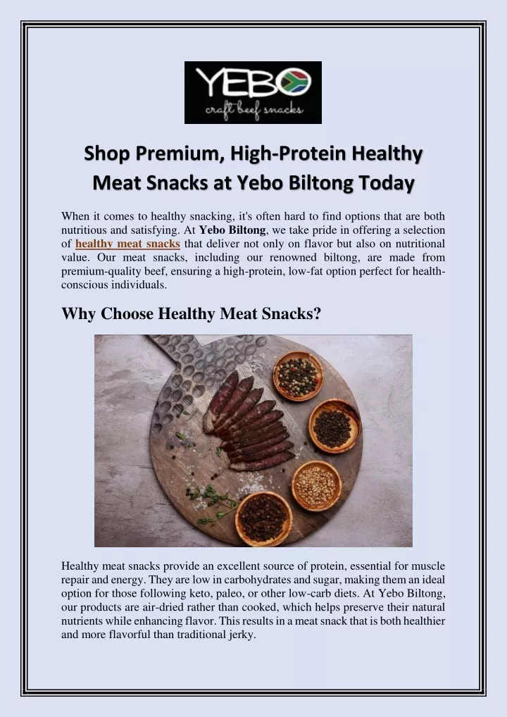 shop premium high protein healthy meat snacks