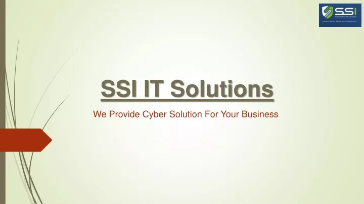 ssi it solutions