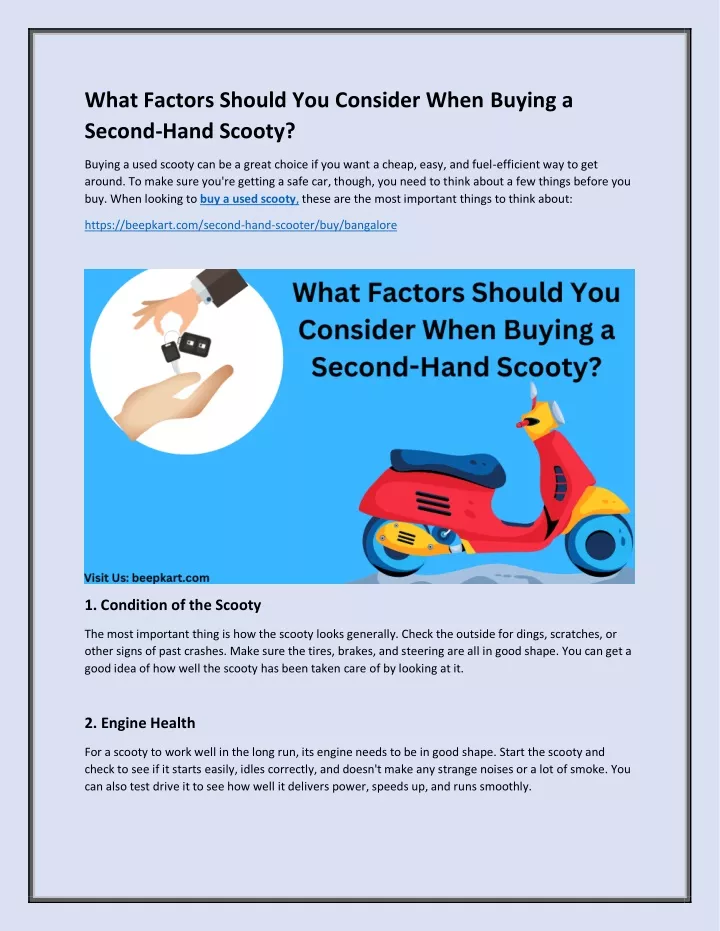 what factors should you consider when buying