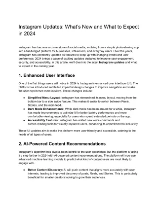 instagram updates what s new and what to expect