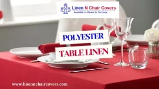 Polyester Table Linen:It’s a Top Choice for Events