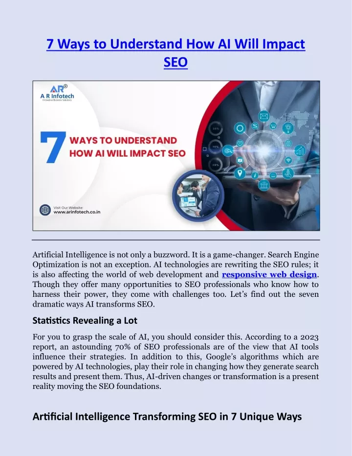 7 ways to understand how ai will impact seo