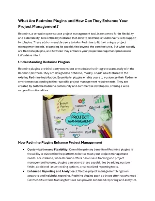 What Are Redmine Plugins and How Can They Enhance Your Project Management?