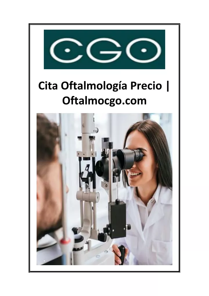 cita oftalmolog a precio oftalmocgo com