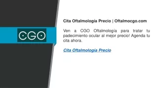 cita oftalmolog a precio oftalmocgo