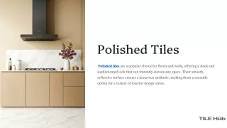 Luxurious Polished Travertine Tiles