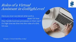 Roles of Virtual Assistant in GoHighLevel Explained