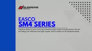 Maximize Efficiency with the EASCO SM4 Series Boilers