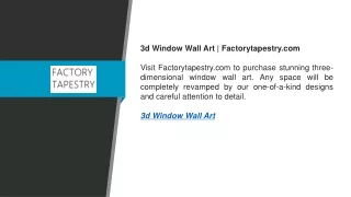 3d window wall art factorytapestry com visit