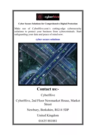 Cyber Secure Solutions for Comprehensive Digital Protection