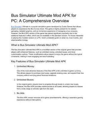 bus simulator ultimate