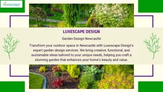 Garden Design Newcastle | Luxescape Design