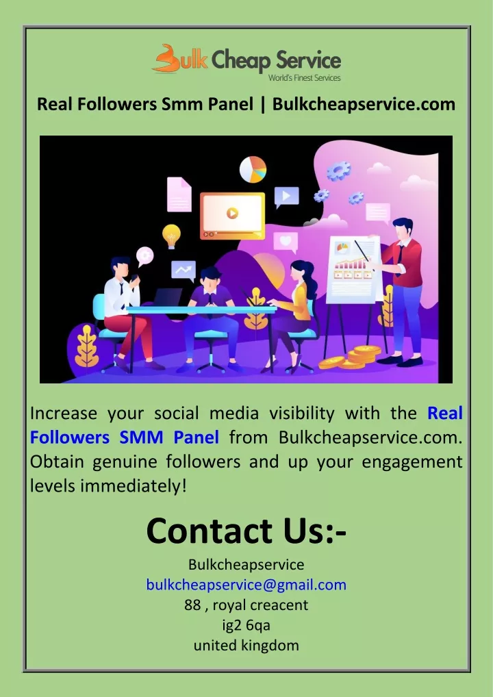 real followers smm panel bulkcheapservice com