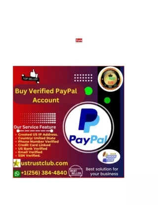 Buy Verified PayPal Account-100% Instant PayOut Accounts