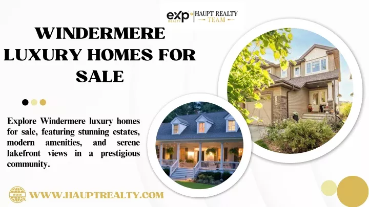 windermere luxury homes for sale