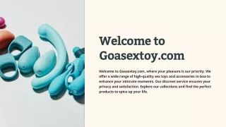 Goasextoy - Online Sex toys in Goa