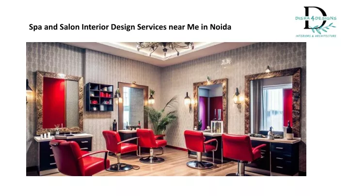 spa and salon interior design services near