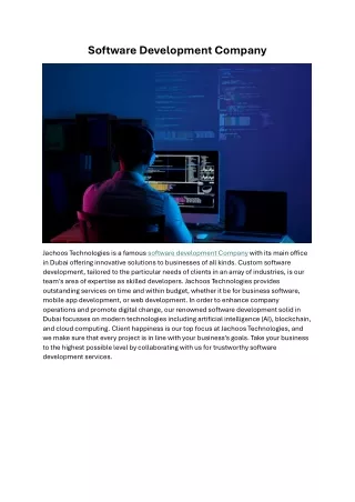 software development company