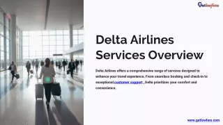 delta airlines services overview