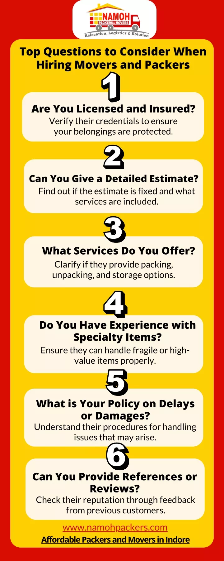 top questions to consider when hiring movers