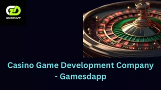 Casino Game Development ppt