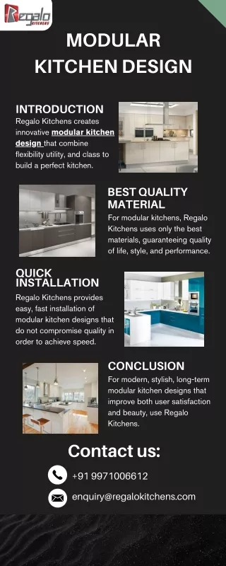 modular kitchen design