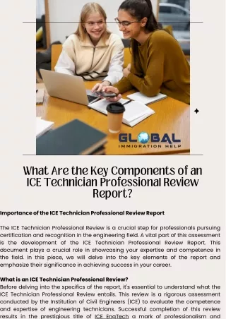what are the key components of an ice technician