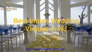 Best Indian Wedding Venues In NJ