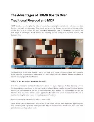 The Advantages of HDMR Boards Over Traditional Plywood and MDF (1)