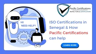 ISO Certifications in Senegal and How Pacific Certifications can help